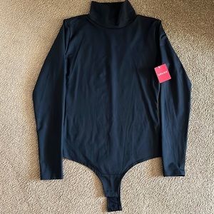 Spanx Suit Yourself Long Sleeve turtleneck thong bodysuit